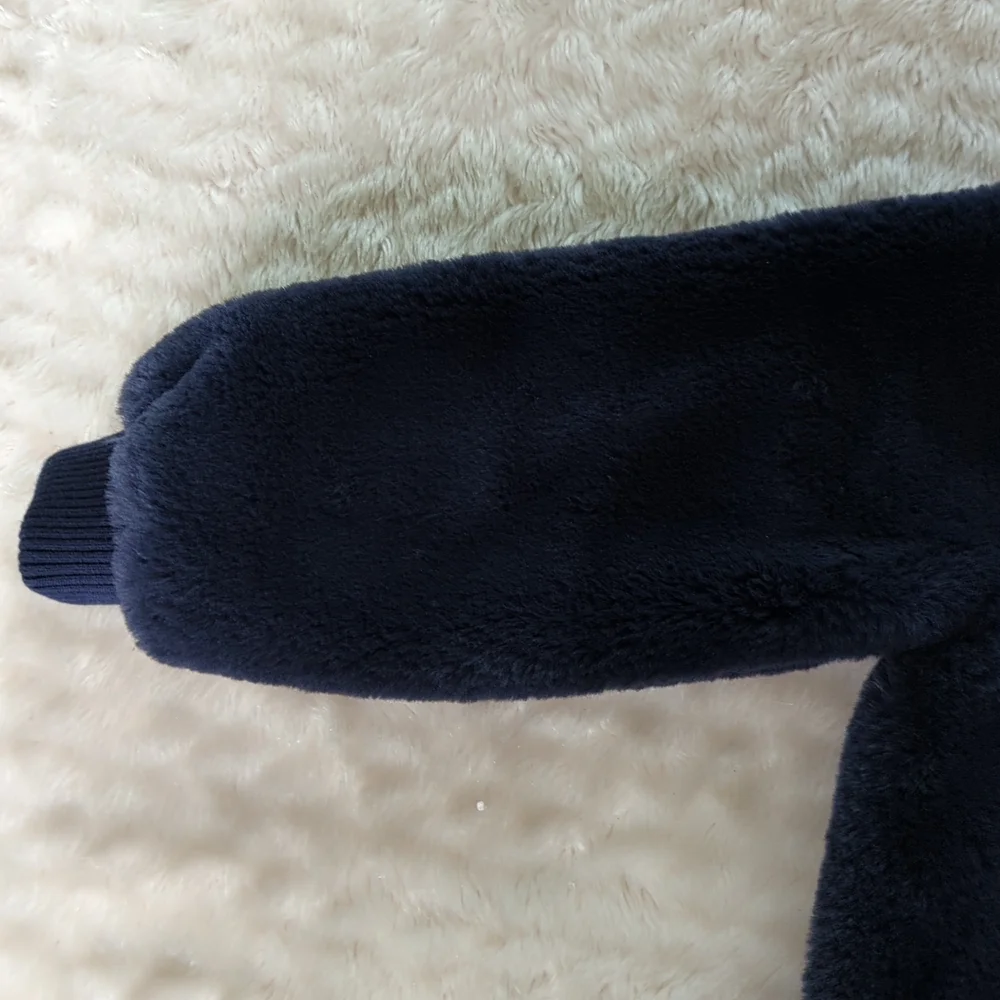 GYMBOREE | Faux Fur Navy Jacket - Picture 11 of 12
